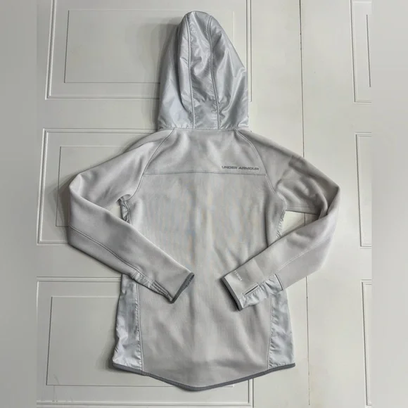 Under Armour Cold Gear Storm White Light Jacket Size XS Loose - Picture 8 of 8